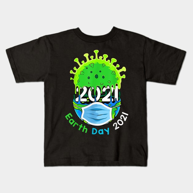 earth day 2021 Kids T-Shirt by sevalyilmazardal